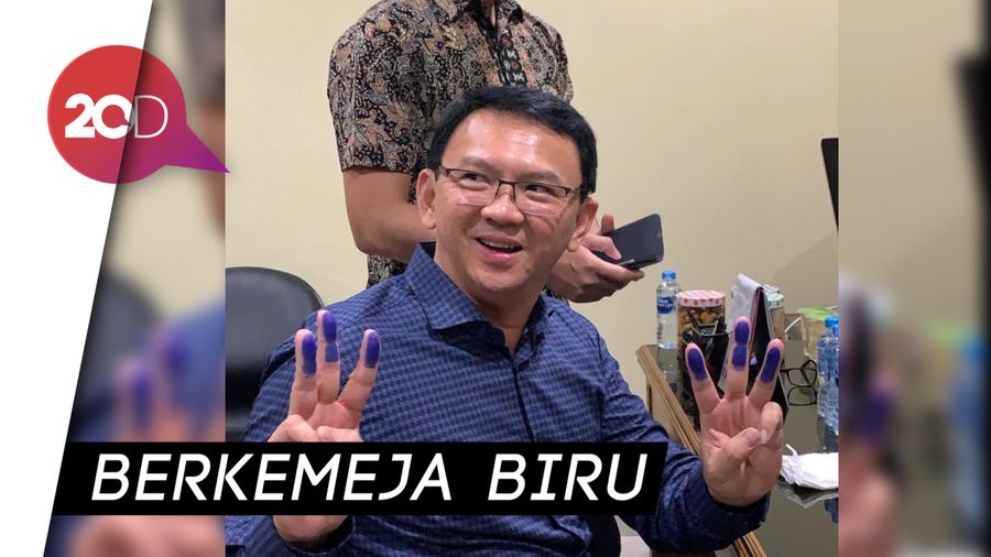 Begini Penampilan Ahok di Hari Pertama Bebas