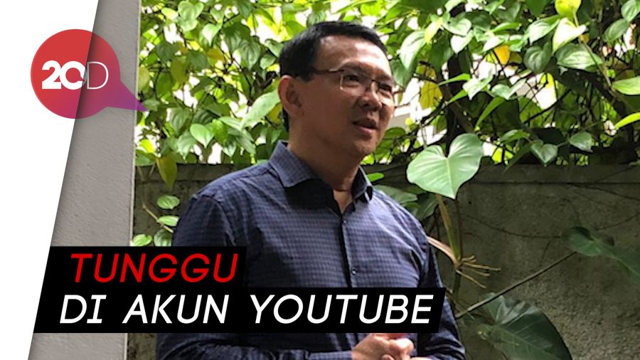 Hirup Udara Bebas, Ahok Langsung Syuting Vlog