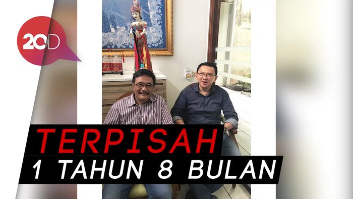 Momen Saat Ahok-Djarot Reunian