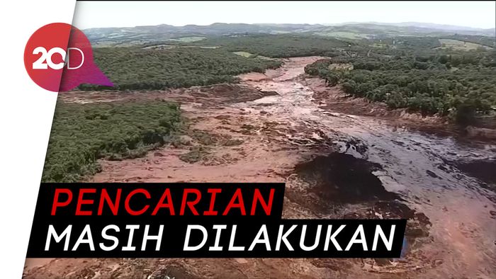 200 Orang Hilang Usai Bendungan di Brasil Jebol