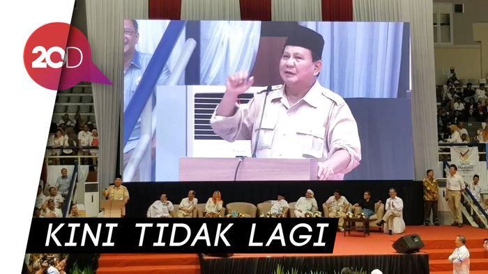 Ciee... Prabowo Disoraki Pendukung Karena Ngaku Kesepian