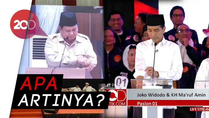 Gaya Prabowo Gulung Lengan Baju Bak Jokowi