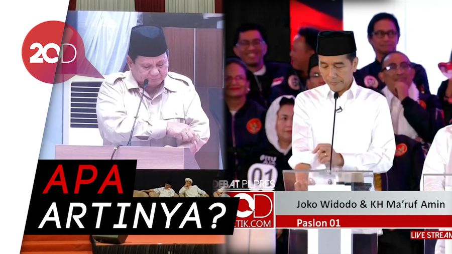 Gaya Prabowo Gulung Lengan Baju Bak Jokowi