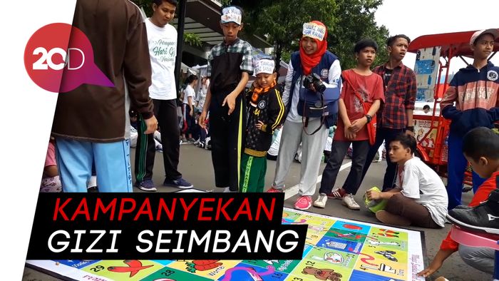 Ada Permainan Edukasi Gizi di CFD Jakarta, Seperti Apa?