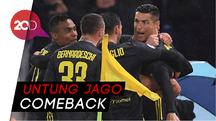 Juve Diubrak-abrik Lazio, Untung Ada Ronaldo