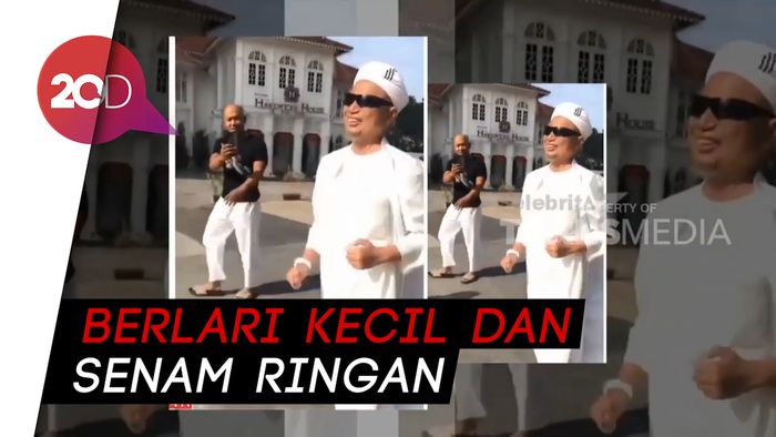 Kesehatan Membaik, Ustaz Arifin Ilham Mulai Olahraga Pagi
