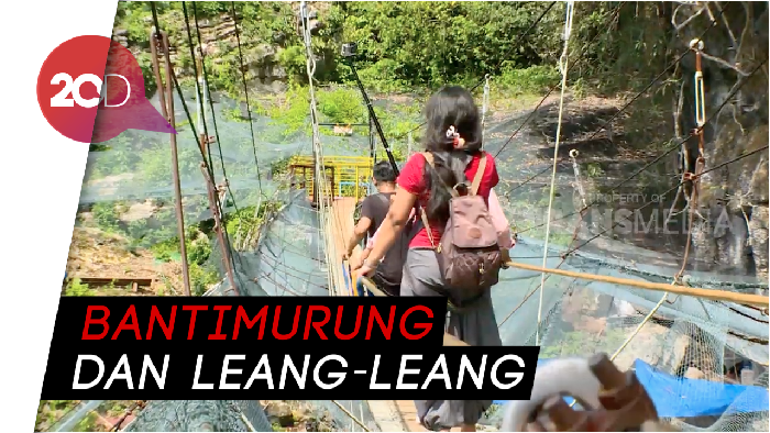 Sensasi Ngeri Berjalan di Sky Bridge Taman Nasional Bantimurung