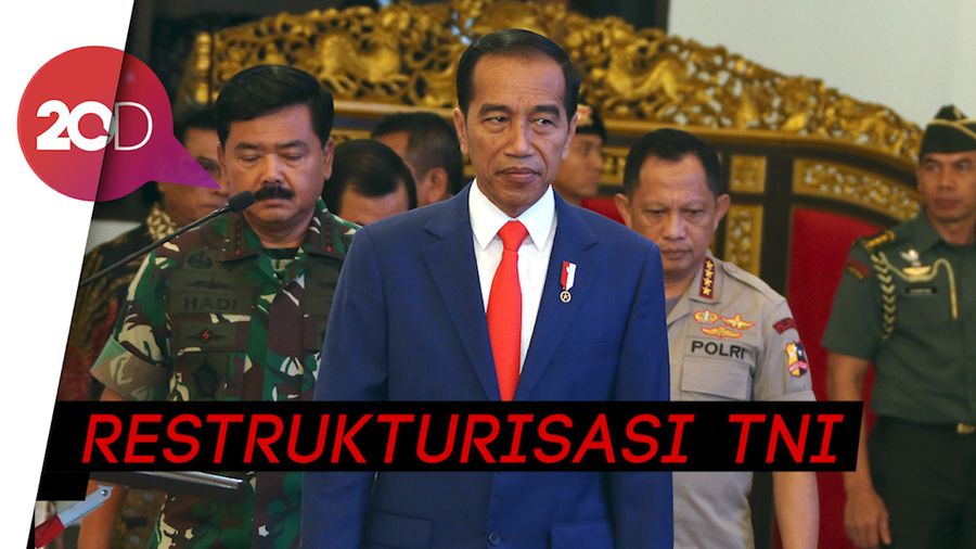 Jokowi Siapkan 60 Jabatan Bintang Baru untuk Pati TNI