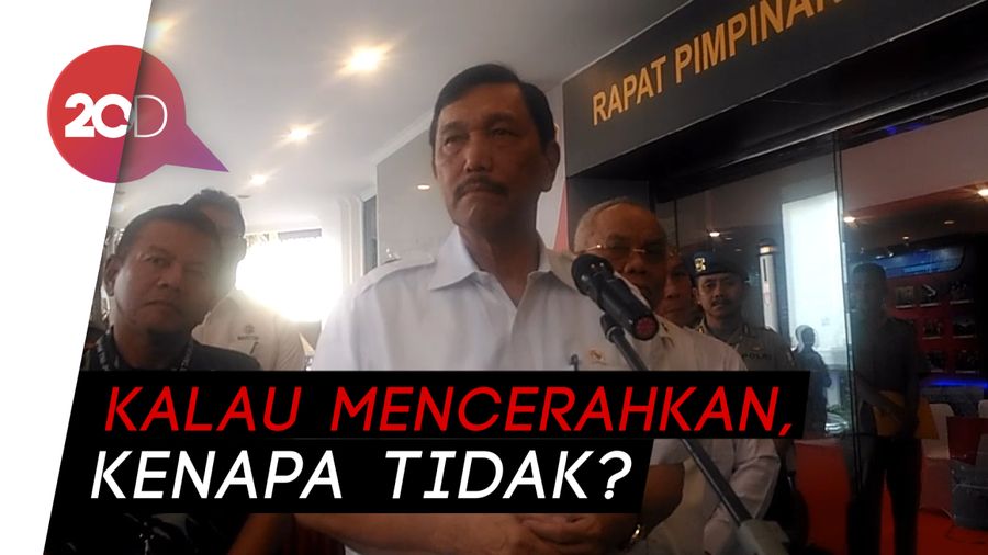 Luhut soal Indonesia Barokah: Saya Tak Lihat Ada Hoax di Situ