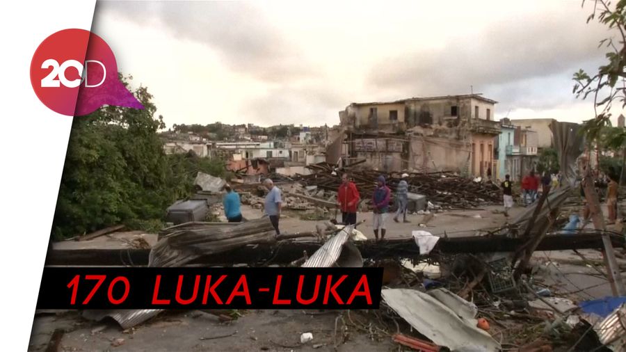 Tornado Terjang Havana, 3 Orang tewas