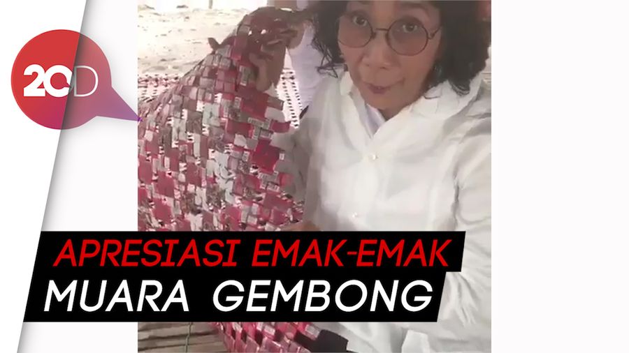 Menteri Susi Ajak Piknik Emak-emak Pengolah Limbah Plastik
