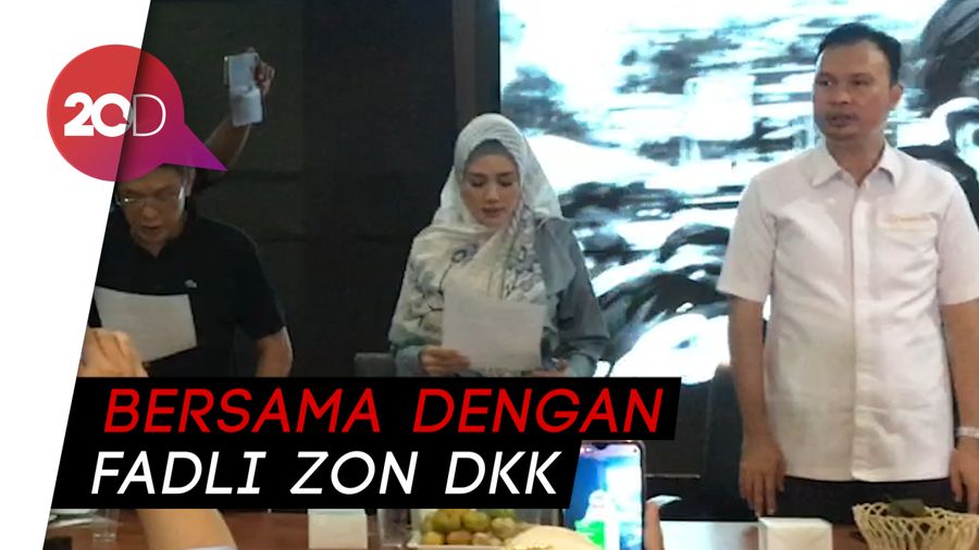 Mulan Jameela Bacakan Petisi Tolak Hukuman Ahmad Dhani