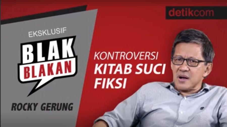 Throwback! Alasan Rocky Gerung Bicara Kitab Suci Itu Fiksi