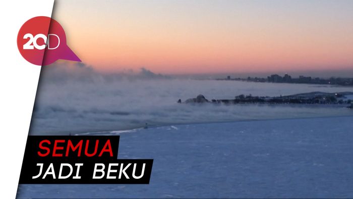 Amerika Rasa Kutub, Suhu Tembus Minus 54 Derajat Celsius