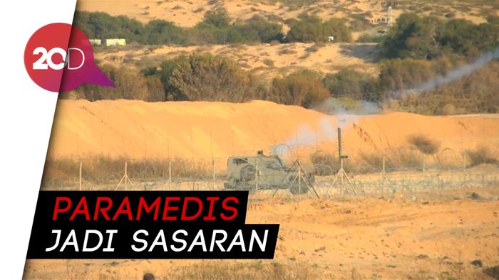 Gelar Aksi di Perbatasan, 15 Warga Palestina Ditembak