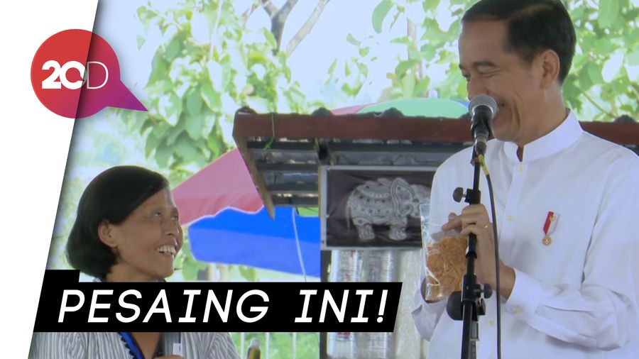 Bertemu Penjual Kopi di Magetan, Jokowi: Saingan Sama Anak Saya