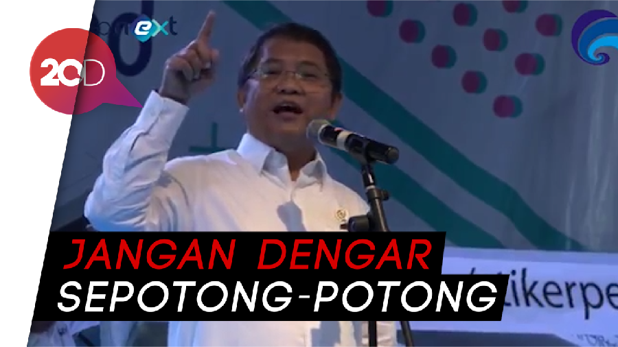 Rudiantara Minta #YangGajiKamuSiapa Tidak Dipolitisasi