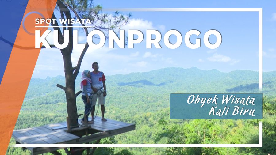 Selfie Seru Di Obyek Wisata Kali Biru, Kulonprogo