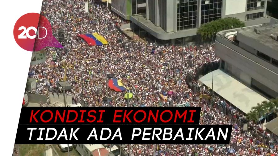 Demo Akbar di Venezuela Desak Nicolas Maduro Mundur