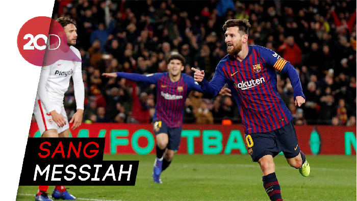 Highlight La Liga, Valencia 2 Messi 2