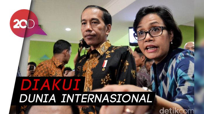Soal Menteri Pencetak Utang, Jokowi Sanjung Sri Mulyani