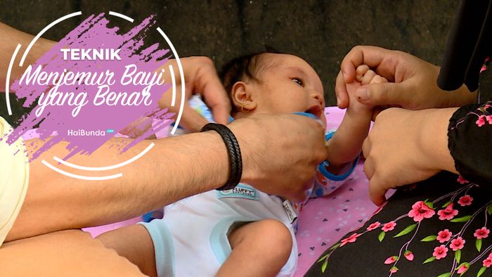 Teknik Menjemur Bayi yang Benar