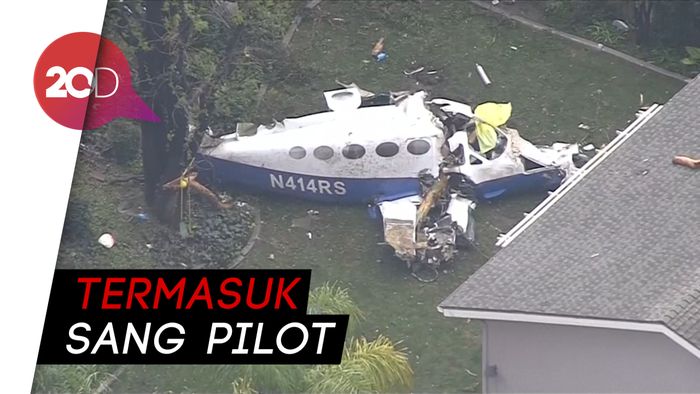 5 Orang Tewas Gegara Pesawat Tabrak Rumah