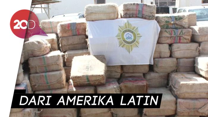 9,5 Ton Kokain Disita dari 11 Pelaut Rusia