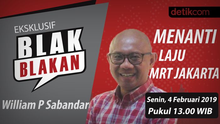 Tonton Blak-blakan Dirut MRT Jakarta Pukul 13.00 WIB