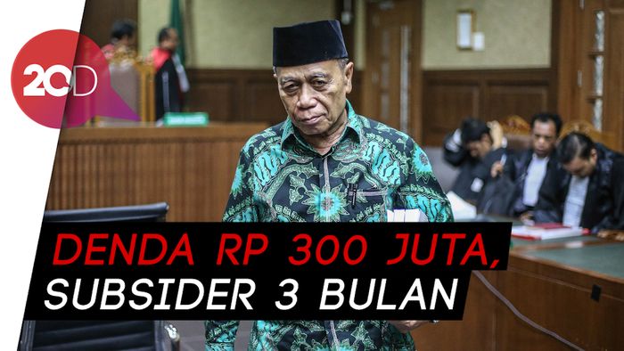 Tok! Eks Anggota DPR Amin Santono Divonis 8 Tahun Penjara