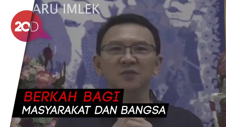 Ahok: Selamat Imlek, Semoga Hidup Kita Semakin Baik