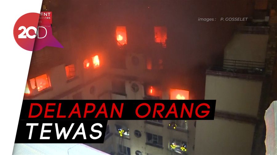 Apartemen di Paris Dilumat Api, 30 Orang Terluka