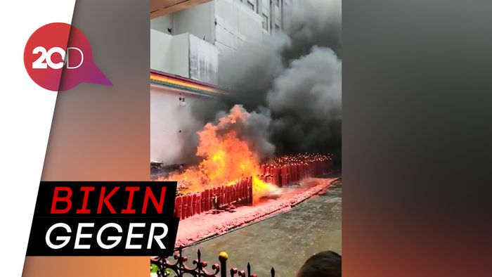 Begini Api di Vihara Samudra Bhakti Bandung