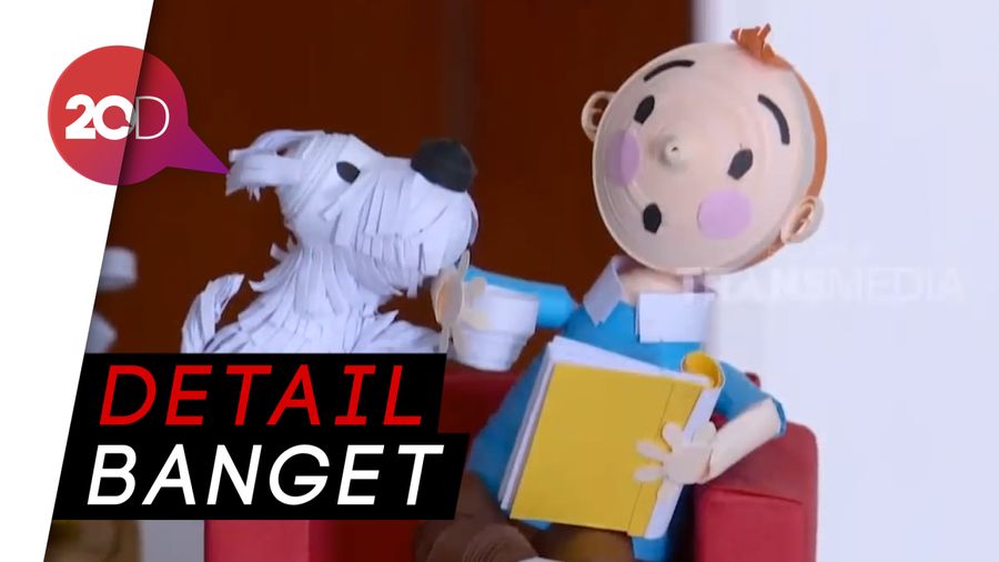 Kece Abis! Kreasi Miniatur 3D dari Kertas Digulung