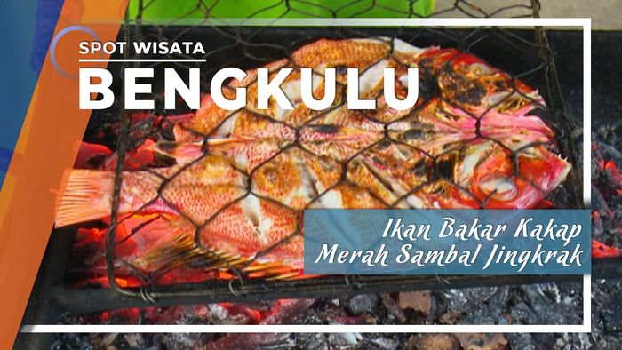 Ikan Bakar Kakap Merah Sambal Jingkrak, Bengkulu