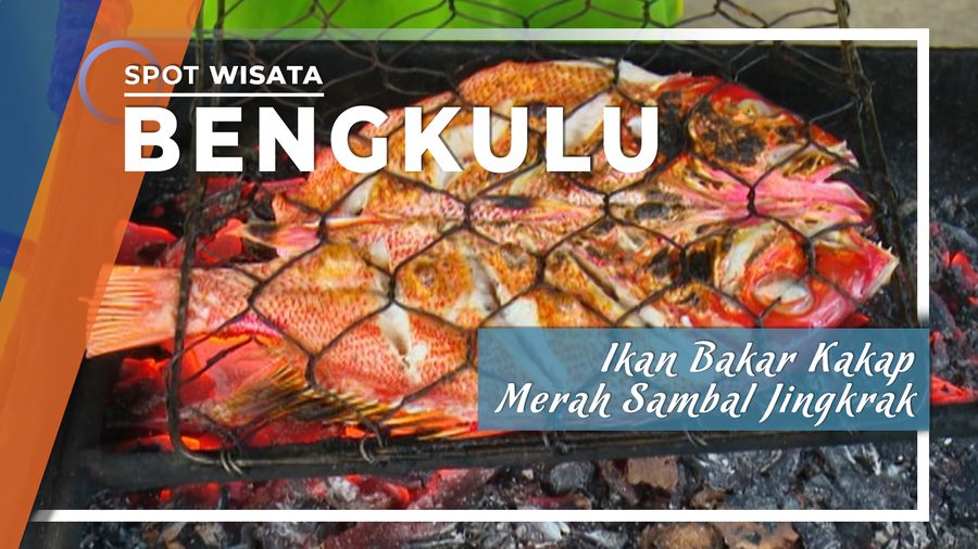 Ikan Bakar Kakap Merah Sambal Jingkrak, Bengkulu