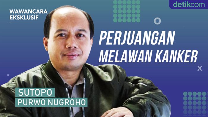Eksklusif! Perjuangan Sutopo Melawan Kanker Paru Stadium 4B