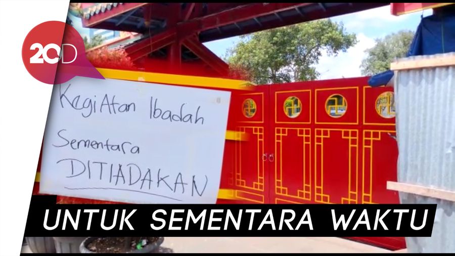 Kegiatan Ibadah di Vihara Samudra Bhakti Ditiadakan Pascakebakaran
