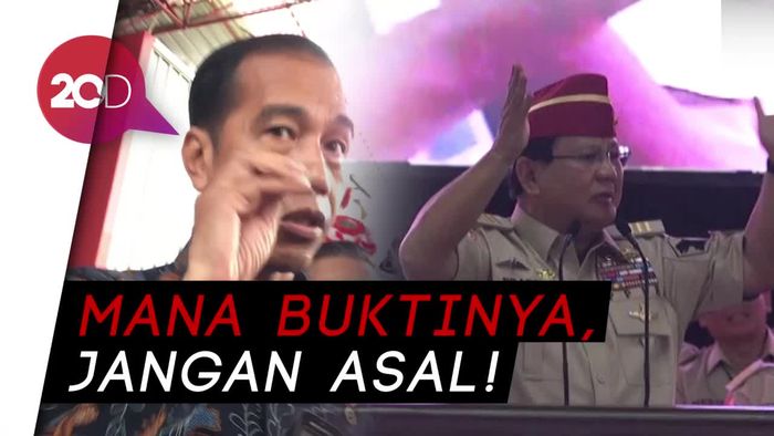 Prabowo Sebut Duit Negara Bocor, Jokowi: Lapor KPK, Bawa Bukti!
