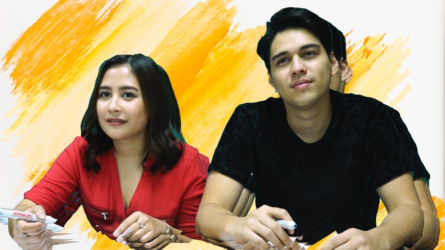 Games Adu Kecocokan Prilly Latuconsina dan Maxime Bouttier