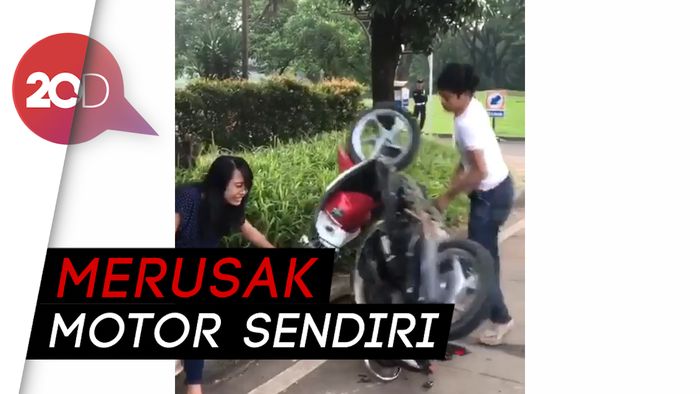 Heboh Video Perusakan Motor di BSD karena Ditilang Polisi