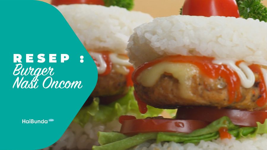 Resep Burger Nasi Oncom