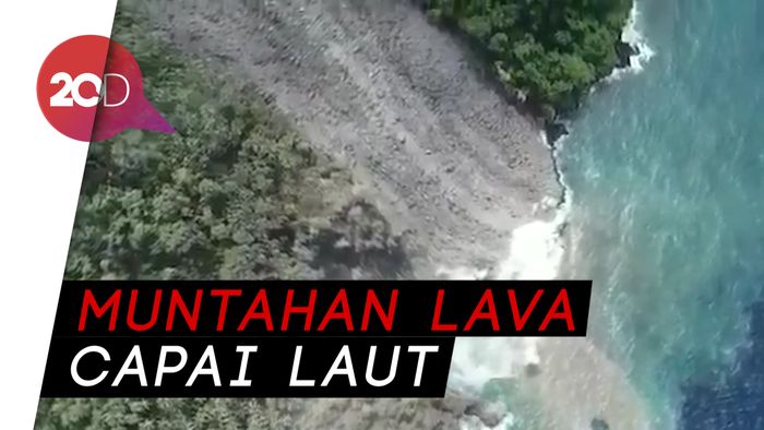 Gunung Karangetang Muntah Lava, Dua Desa Terisolasi