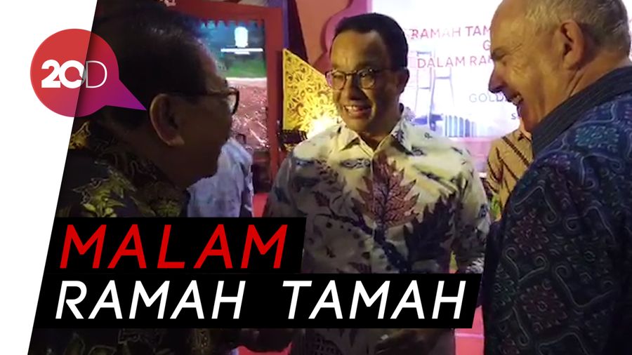 Gubernur Anies Disambut Pakde Karwo di HPN 2019