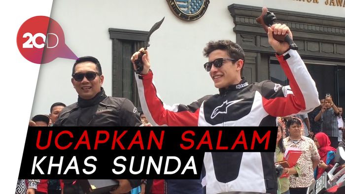 Singgah ke Bandung, Marc Marquez: Sampurasun!