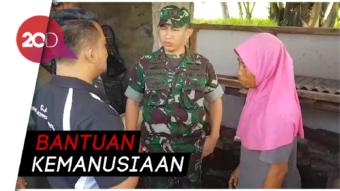 Dandim Cianjur Beri Rumah Buat Keluarga yang Masak Makanan Busuk