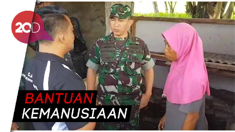 Dandim Cianjur Beri Rumah Buat Keluarga yang Masak Makanan Busuk