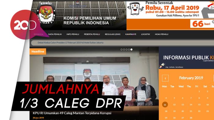 Duh! Ada Caleg DPR Tidak Mau Dibuka Profilnya oleh KPU
