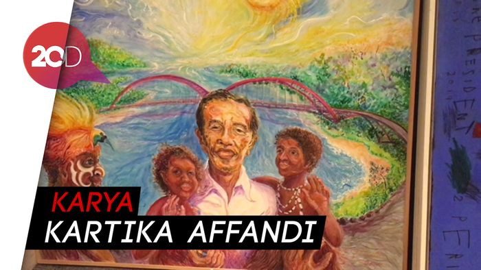 Lukisan Potret Diri Jokowi Laku Rp 2 M di Lelang Dana Kampanye