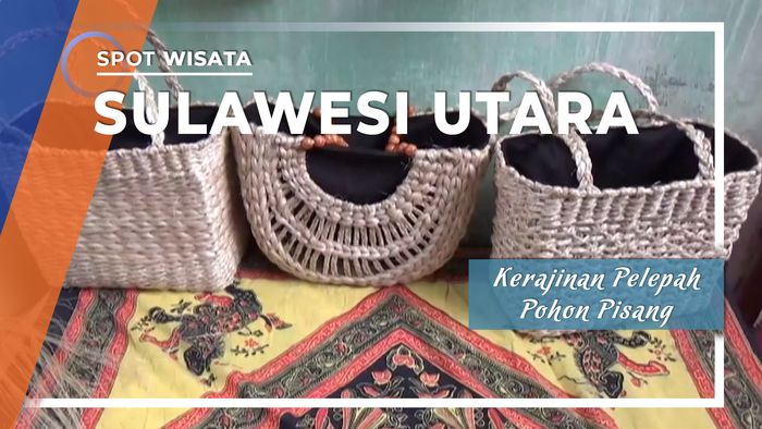 Pelepah Pohon Pisang Disulap Menjadi Kerajinan Tangan, Kepulauan Talaud